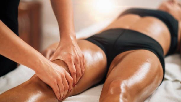 Drainage lymphatique du corps — massage professionnel
