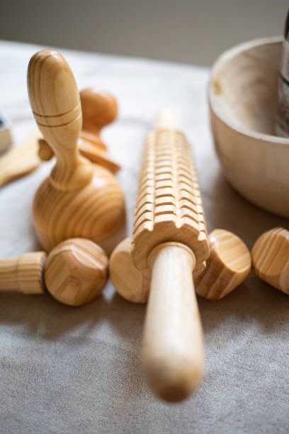 Outils de madérothérapie en bois